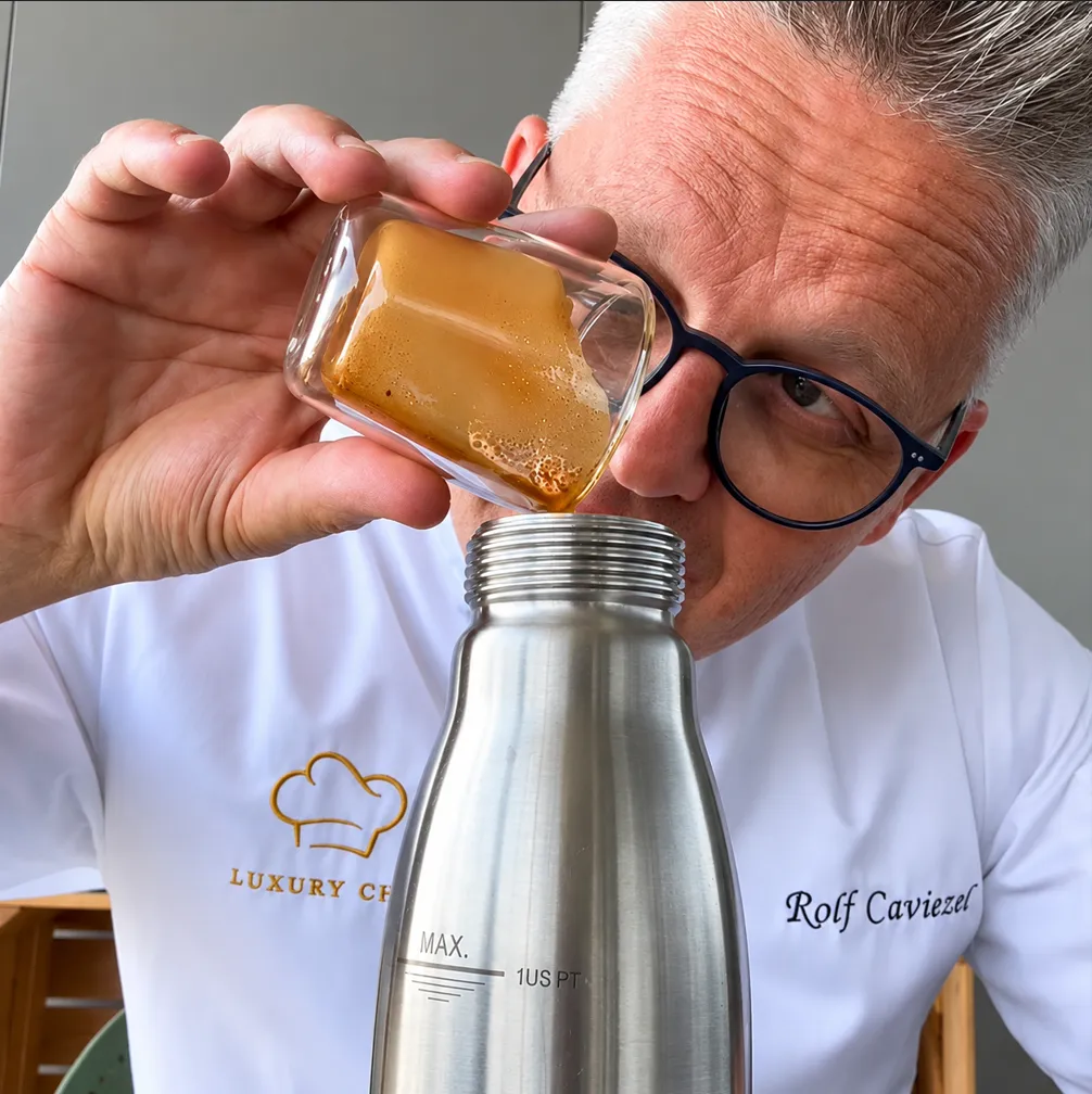 Iced Chai Tea with Beetroot Espresso Foam – Surprisingly Different, Surprisingly Good
