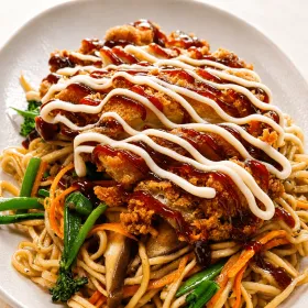 CRISPY CHICKEN FRIED NOODLES