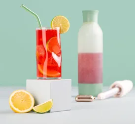 CRANBERRY-GINGER LIMONADE