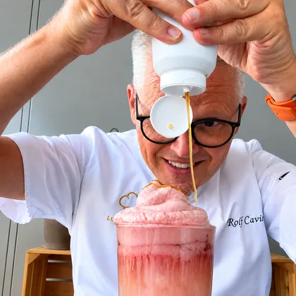 ICED CHAI TEA WITH BEETROOT-ESPRESSO