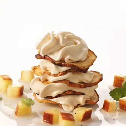 Apple Cream Recipe – Light and airy dessert delight with cinnamon