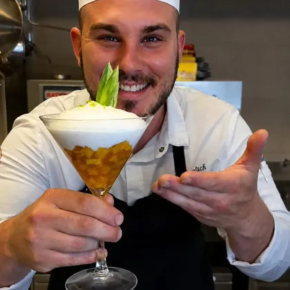 DEKONSTRUIERTE PIÑA COLADA (DESSERT)