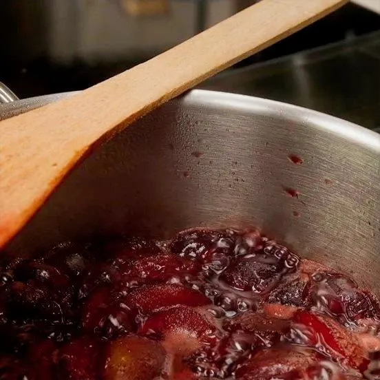 Plum Love in a Glass