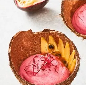 BEETROOT ESPUMA WITH COCONUT FOAM