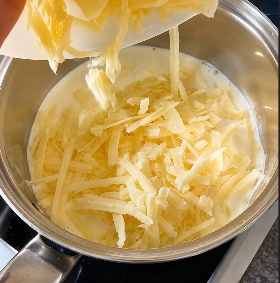 A perfectly deep-fried egg meets a velvety-light Parmesan emulsion.