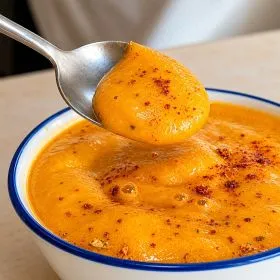 ORIENTALISCHE KAROTTENSUPPE MIT HONIG-BUTTER-SCHAUM