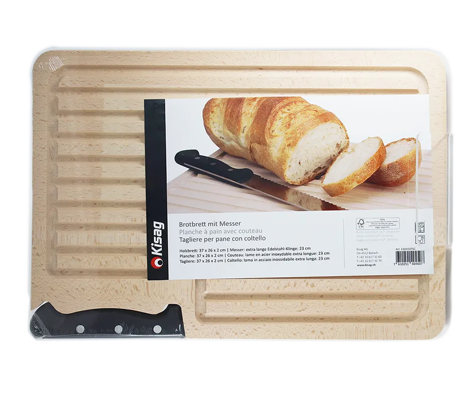 その他 Planche a Pain PLANCHE À PAIN EN BOIS AVEC COUTEAU