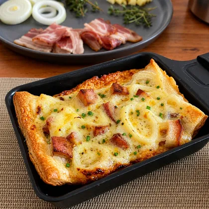 RACLETTE TART FLAMBÉE