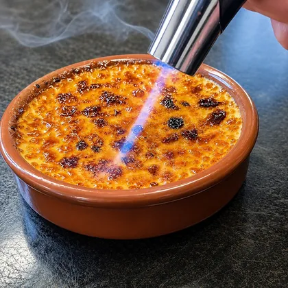 CRÈME BRÛLÉE MIT SÜSSKARTOFFELN