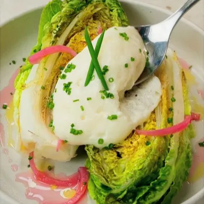 ESPUMA DE VINAIGRETTE CÉSAR