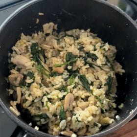 PILZ-SPINAT RISOTTO